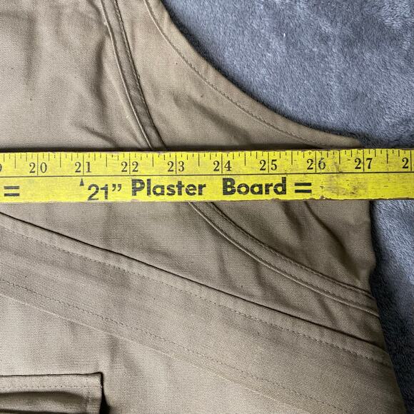 Vintage Game Winner Sportswear Khaki Duck Canvas Bird Hunting Fishing Vest XL - Picture 7 of 8